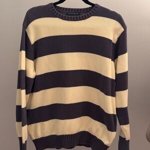 Brandy Melville Striped Purple Sweater